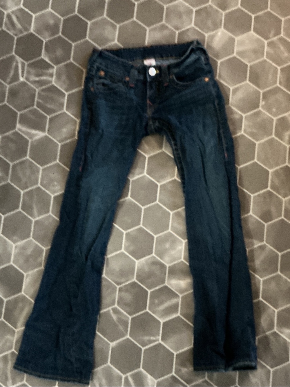 True Religion Women's Dark Indigo Bootcut Jeans